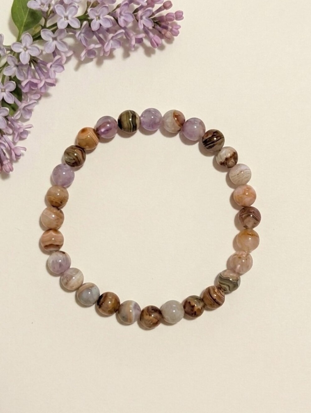 Rare Rainbow Amethyst Bracelet - Picture 1 of 9